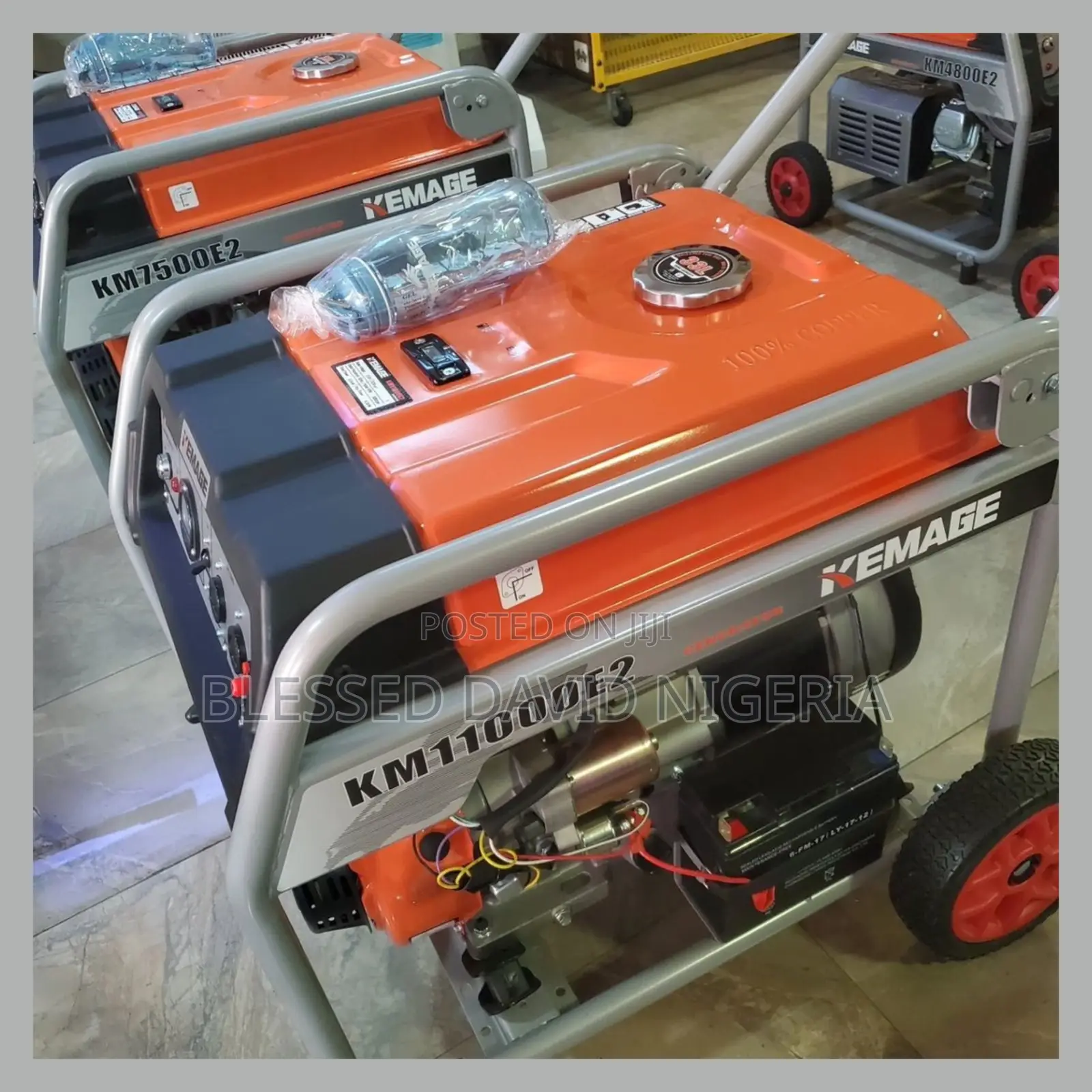 Kemage KM11000E2, 10kva (8.0kw) Key Stater Generator