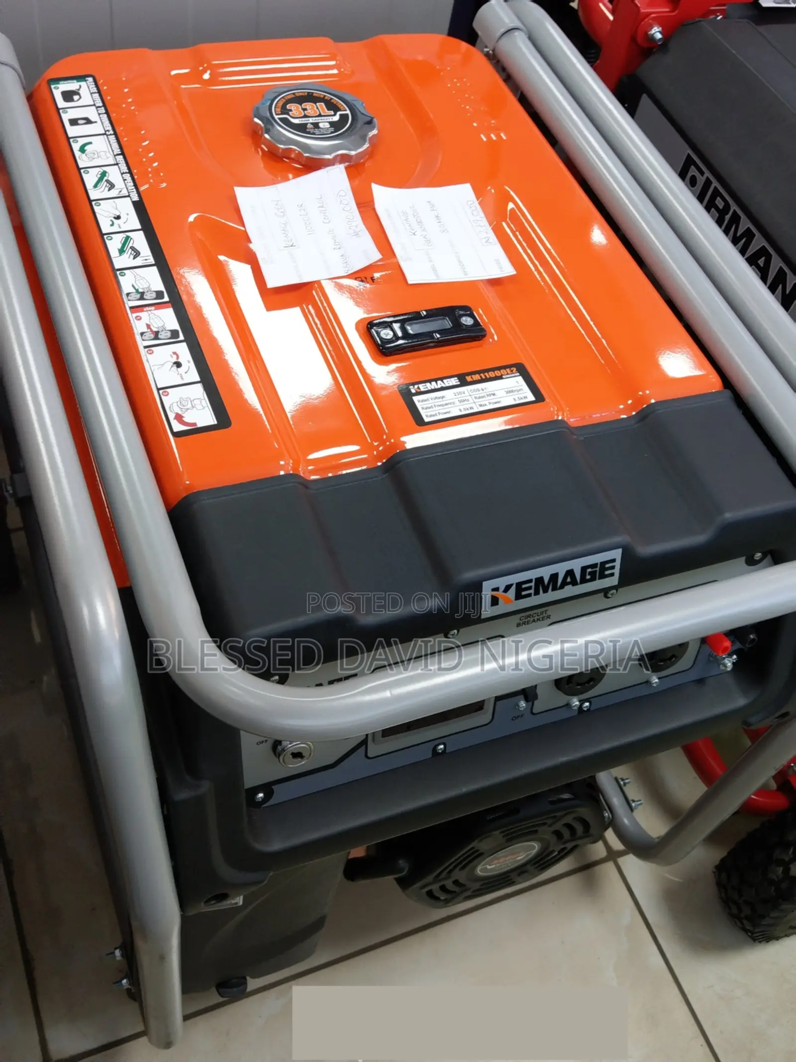Kemage KM11000E2, 10kva (8.0kw) Key Stater Generator