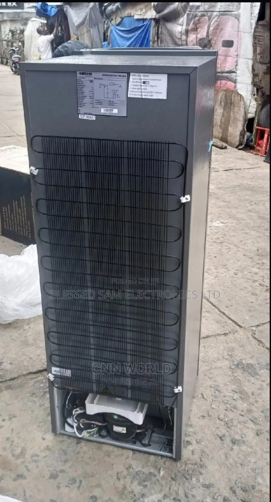 Bruhm Standing Double Door 205l Refrigerator >Fast Freezing