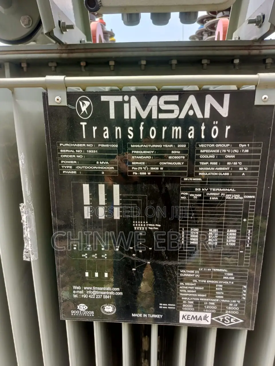 5mva Transformer, 5000kva Transformer Copper Brand New