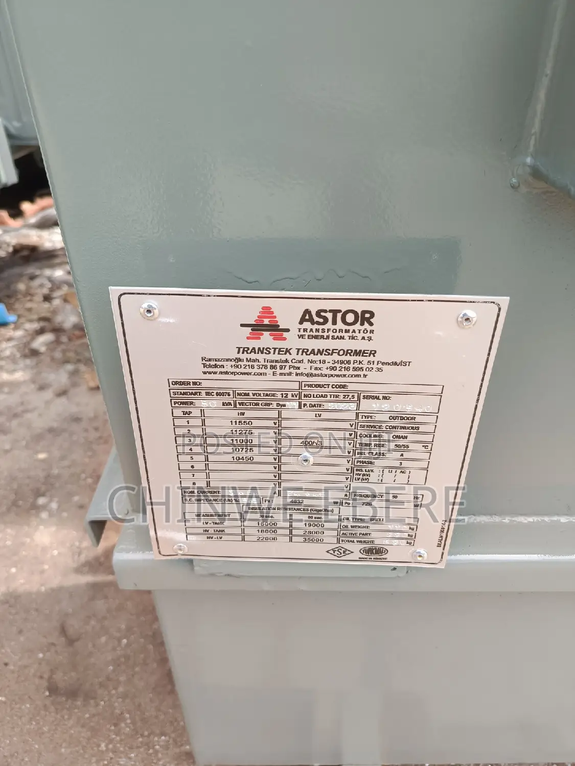 ABB Transformer 50kva, 50 KVA Transformer Brand New Copper