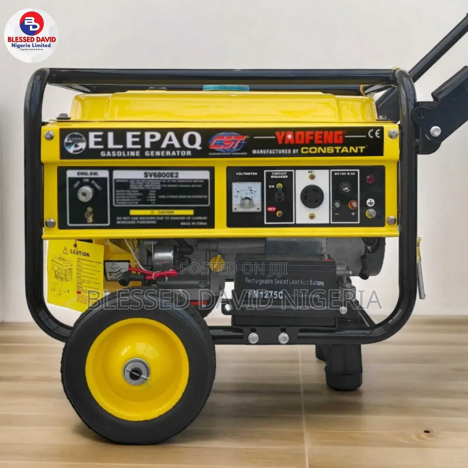 Elepaq Constant Sv6800e2, 4.5kva Key Starter Generator
