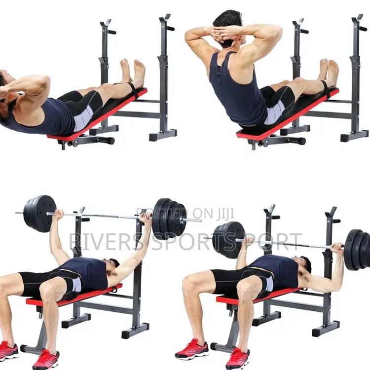 Foldable Weight Bench/Dumbbell Bench With Dip Station
