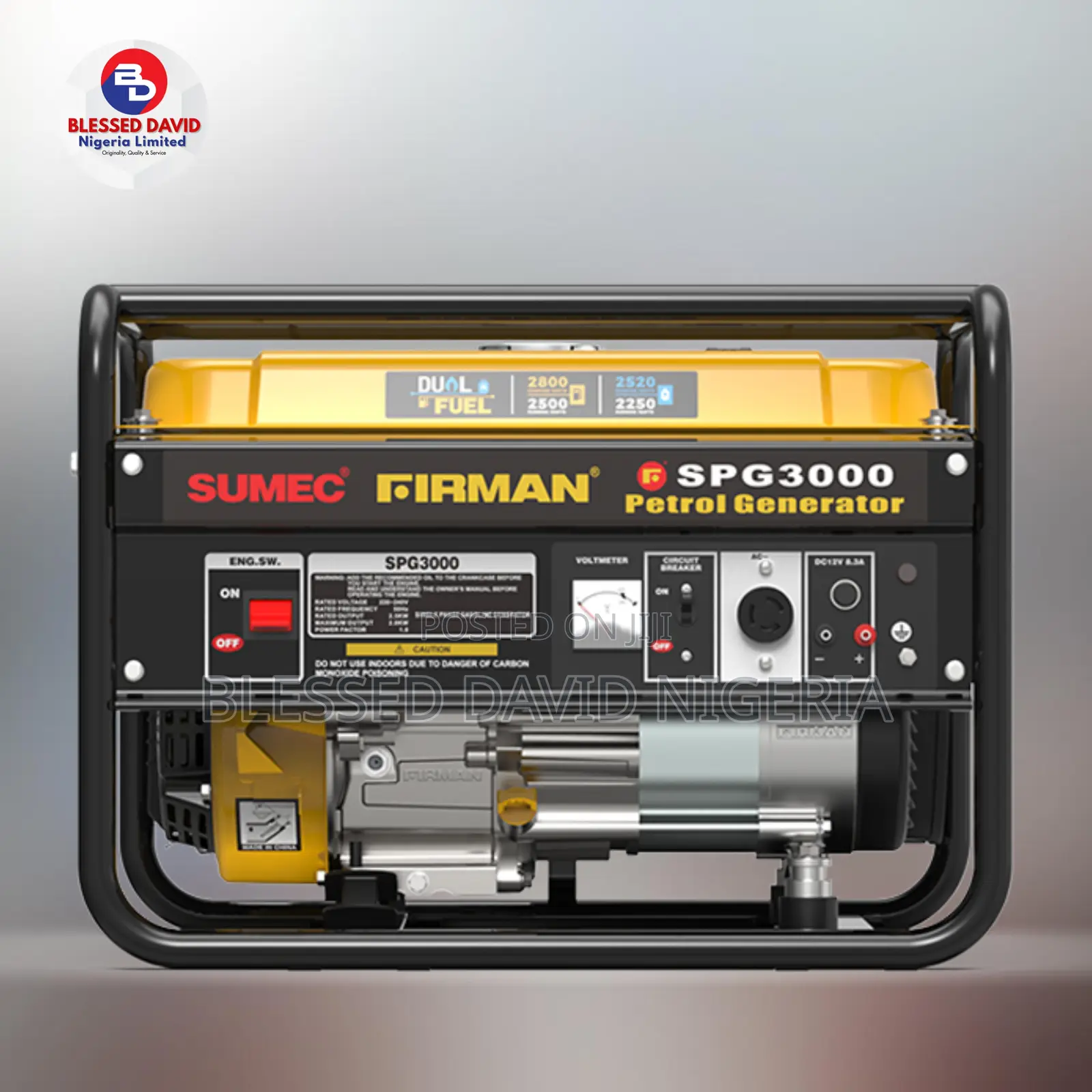 Sumec Firman Spg3000 Dual Fuel, 3.2kva Manual Generator