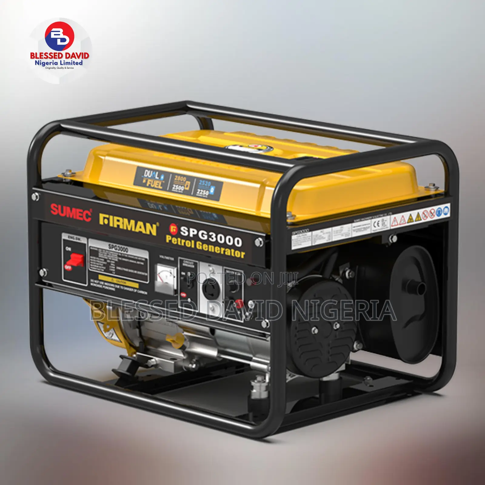 Sumec Firman Spg3000 Dual Fuel, 3.2kva Manual Generator