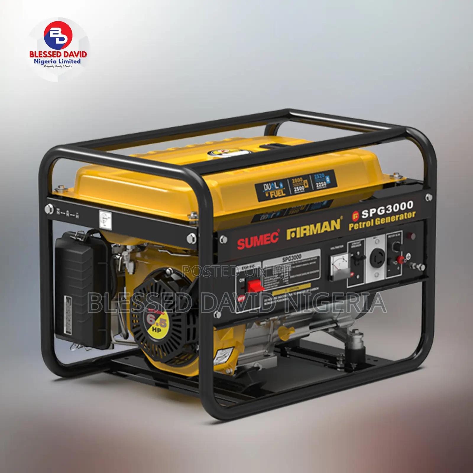 Sumec Firman Spg3000 Dual Fuel, 3.2kva Manual Generator