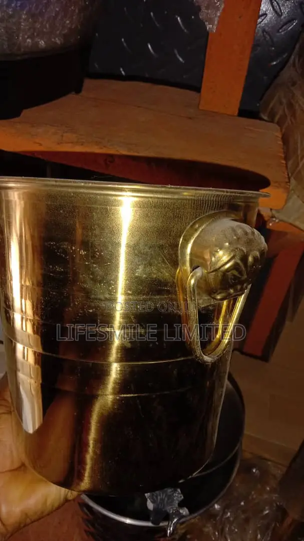 Gold Wine Bucket