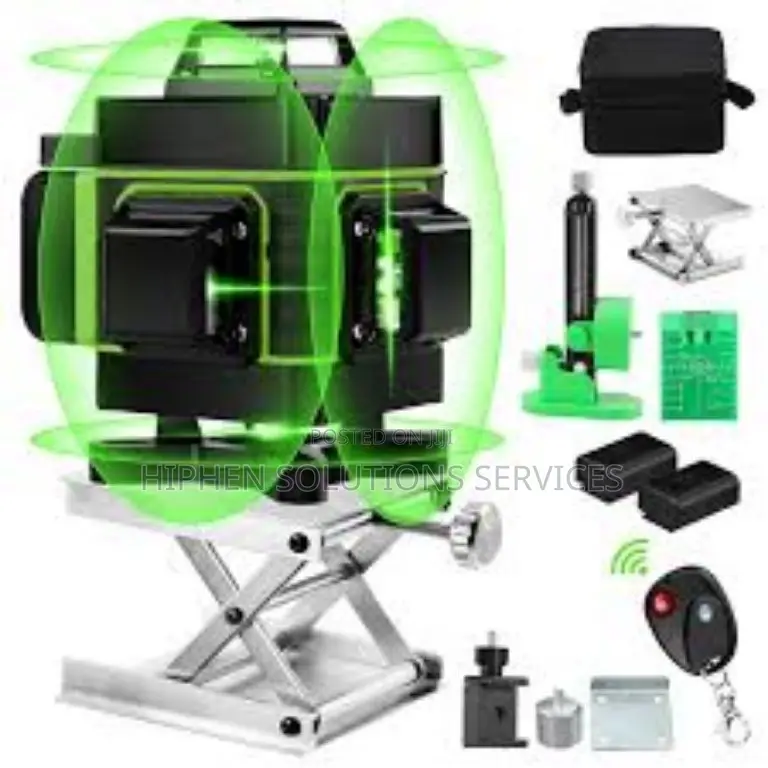 Infrared Laser Level High Precision 3D 12 Line Green Light
