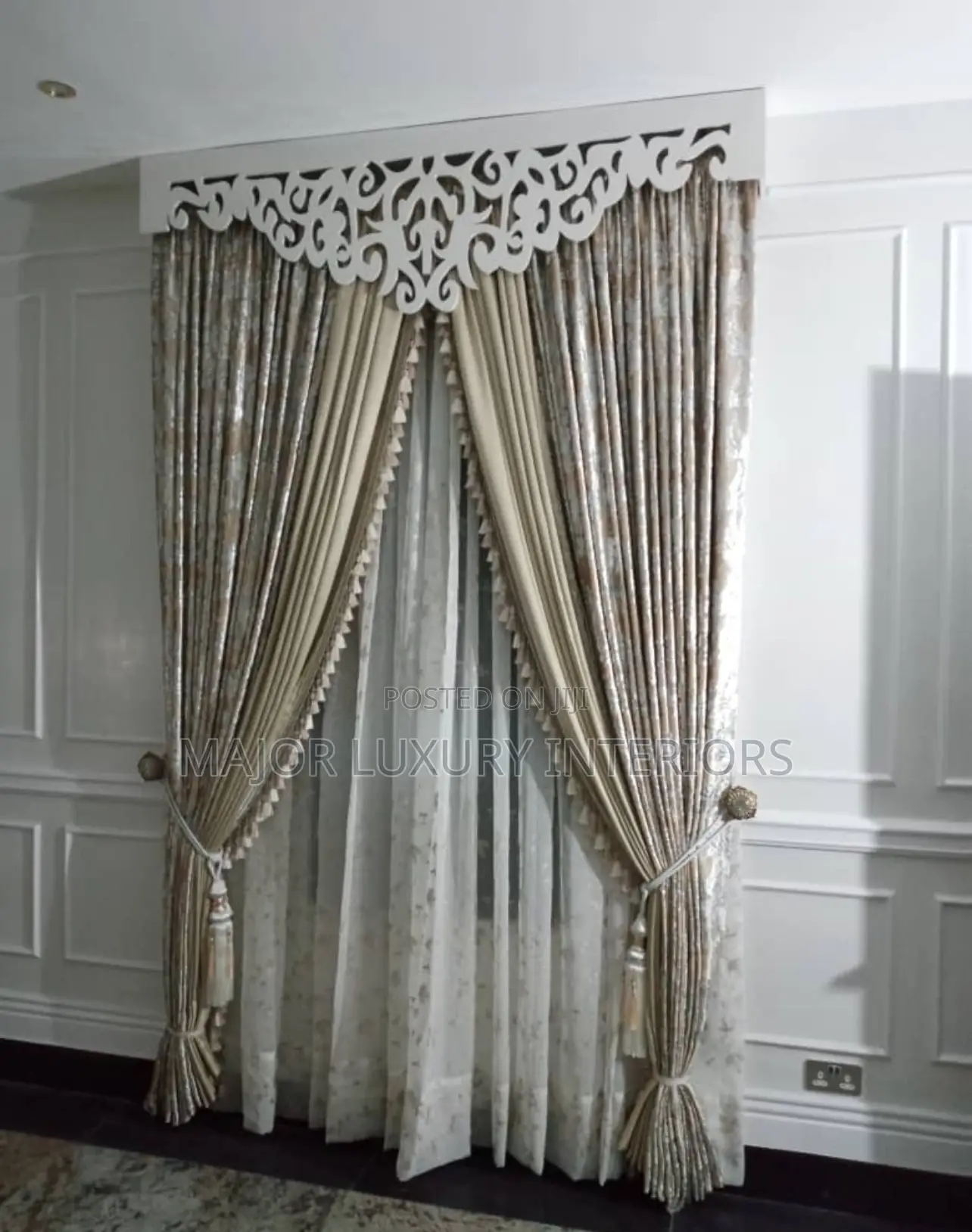 Turkish Curtains With Craft Design Board