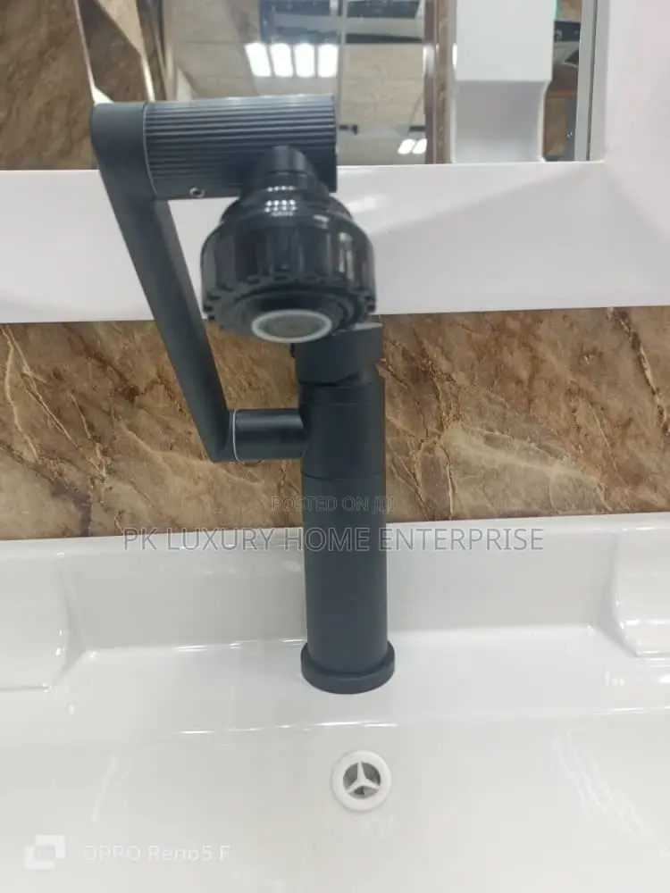 Italian Black Basin Mixer