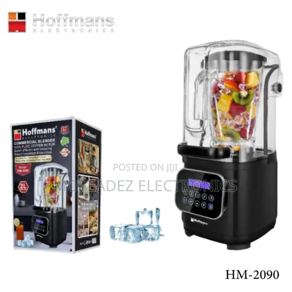 Hoffmans 2l (4800w) Digital Sound Proof Commercial Blender