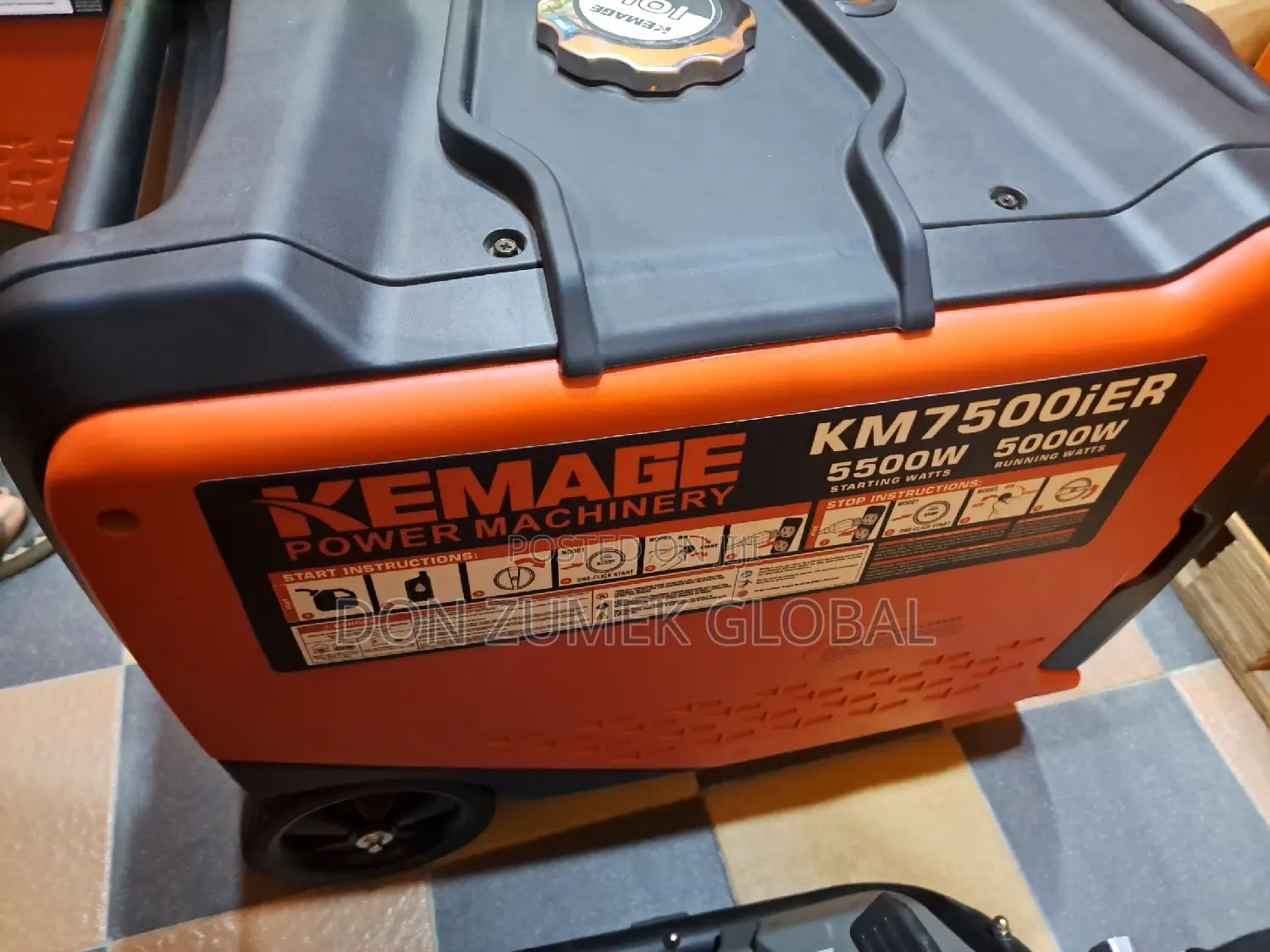 5kva Inverter Kemage Remote Control Soundproof Generator