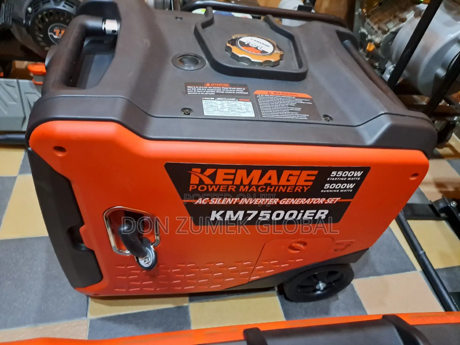 5kva Inverter Kemage Remote Control Soundproof Generator