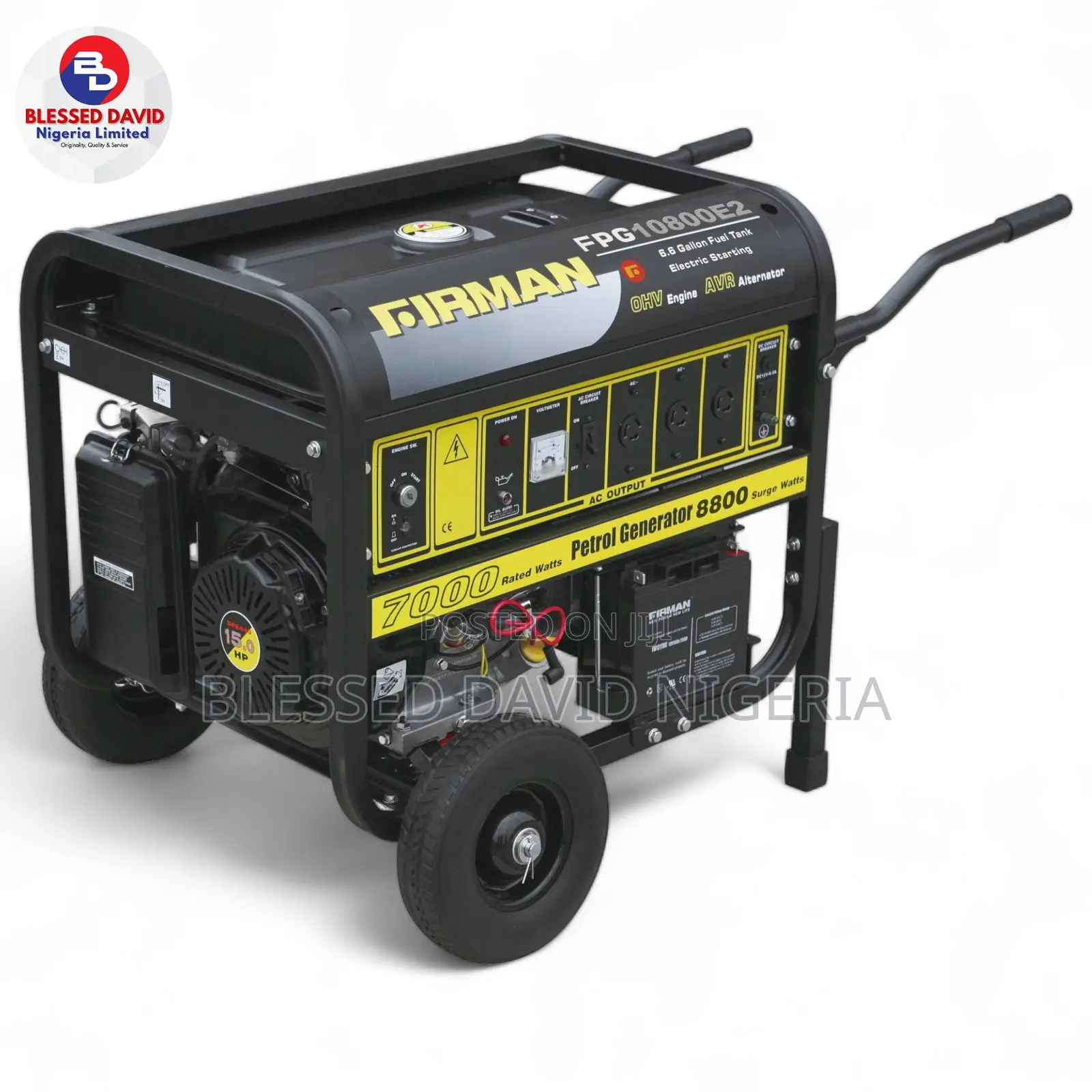Firman FPG10800E2, 8.7kva (7000w) Key Starter Generator