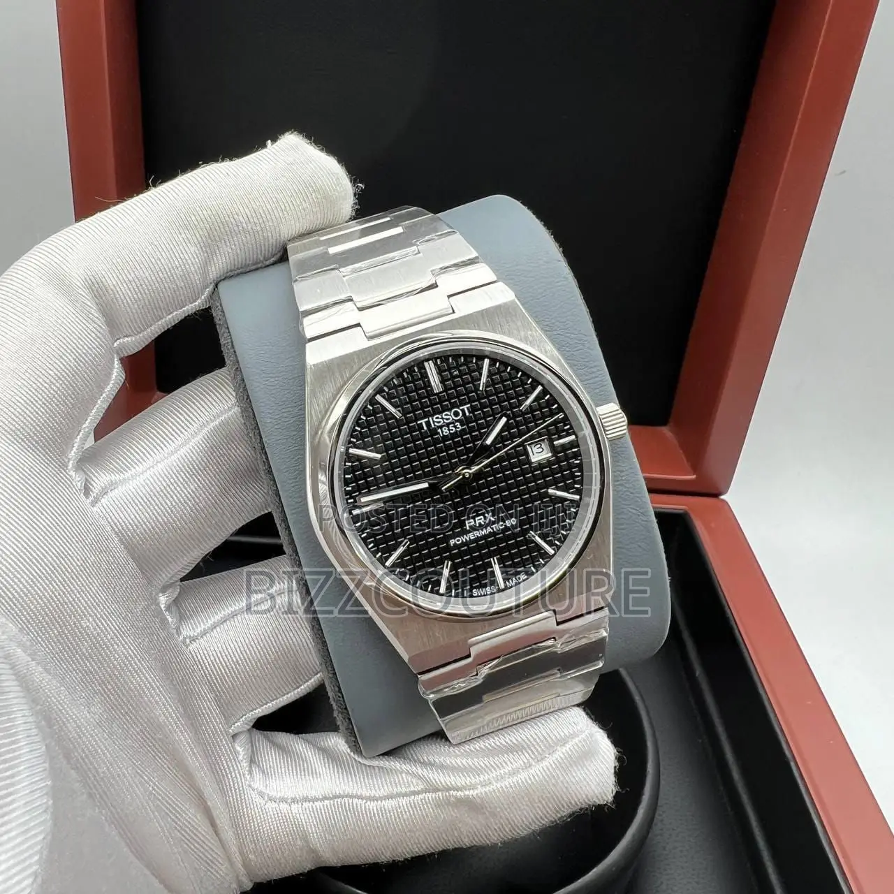 Original Tissot 1853 PRX Swiss Made Silver Chain Watch