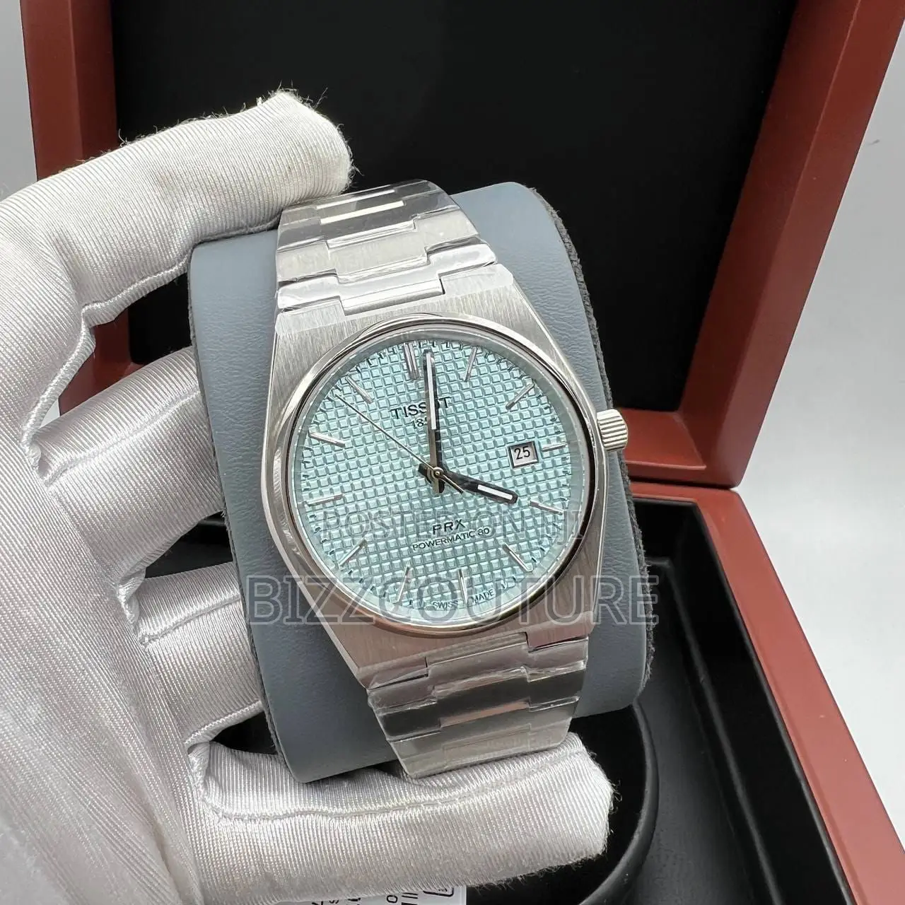 Original Tissot 1853 PRX Swiss Made Silver Chain Watch