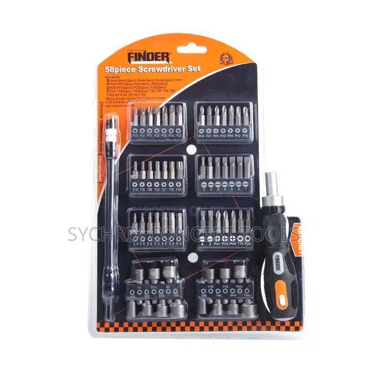 Ratchet Screwdriver Set 58pcs