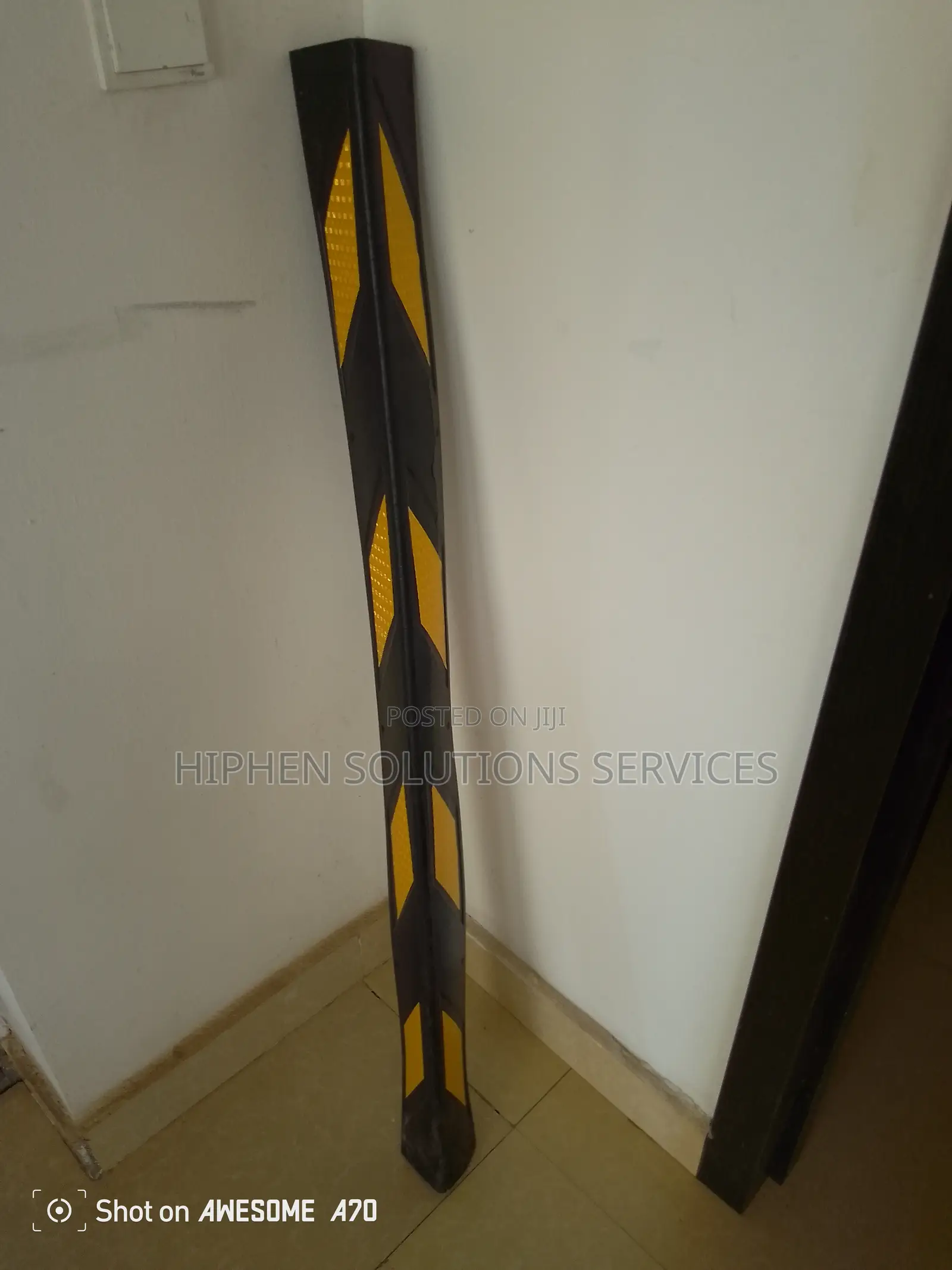 Safety 78cmx10ccm Rubber Wall Corner Guard