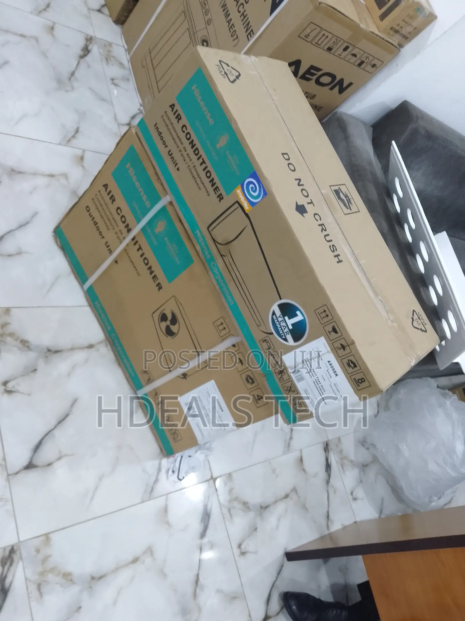 Noiseless 1HP Inverter Hisense AC.