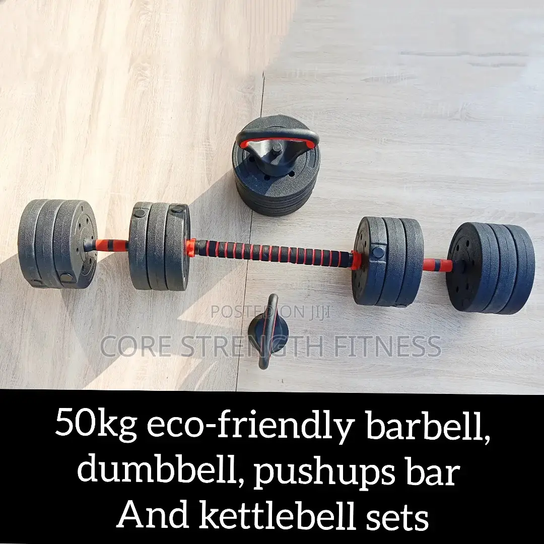 50kg Eco-friendly Barbell And Dumbbells Training Sets