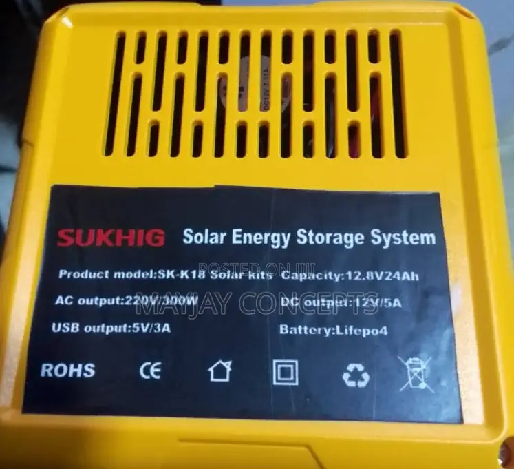 Sukhig 300W Solar Generator+Panel for TV,LAPTOP,FAN