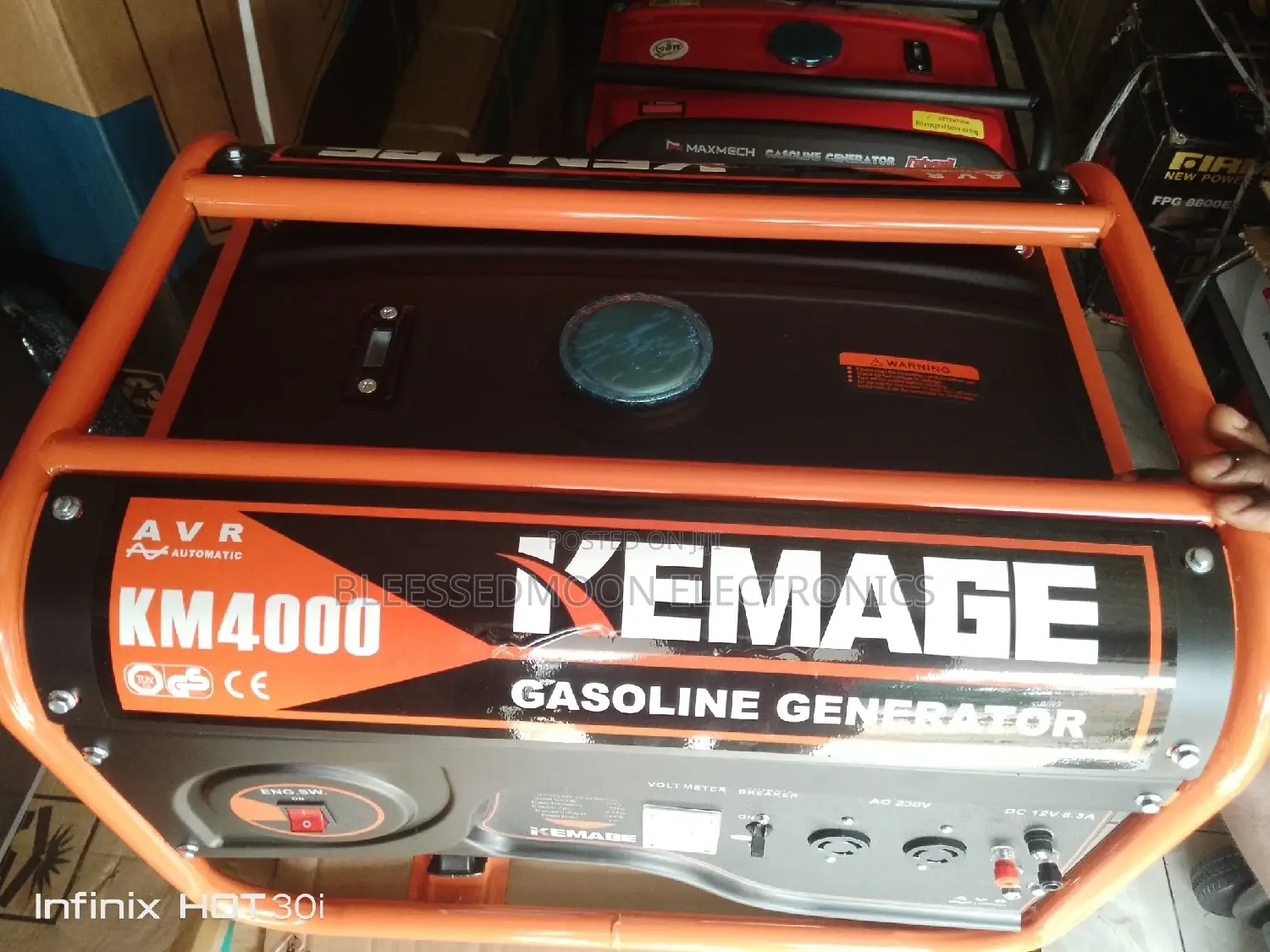 Korean Kemage Generator Full Cooper Coil Wire 2 Yrs W 4.5kva