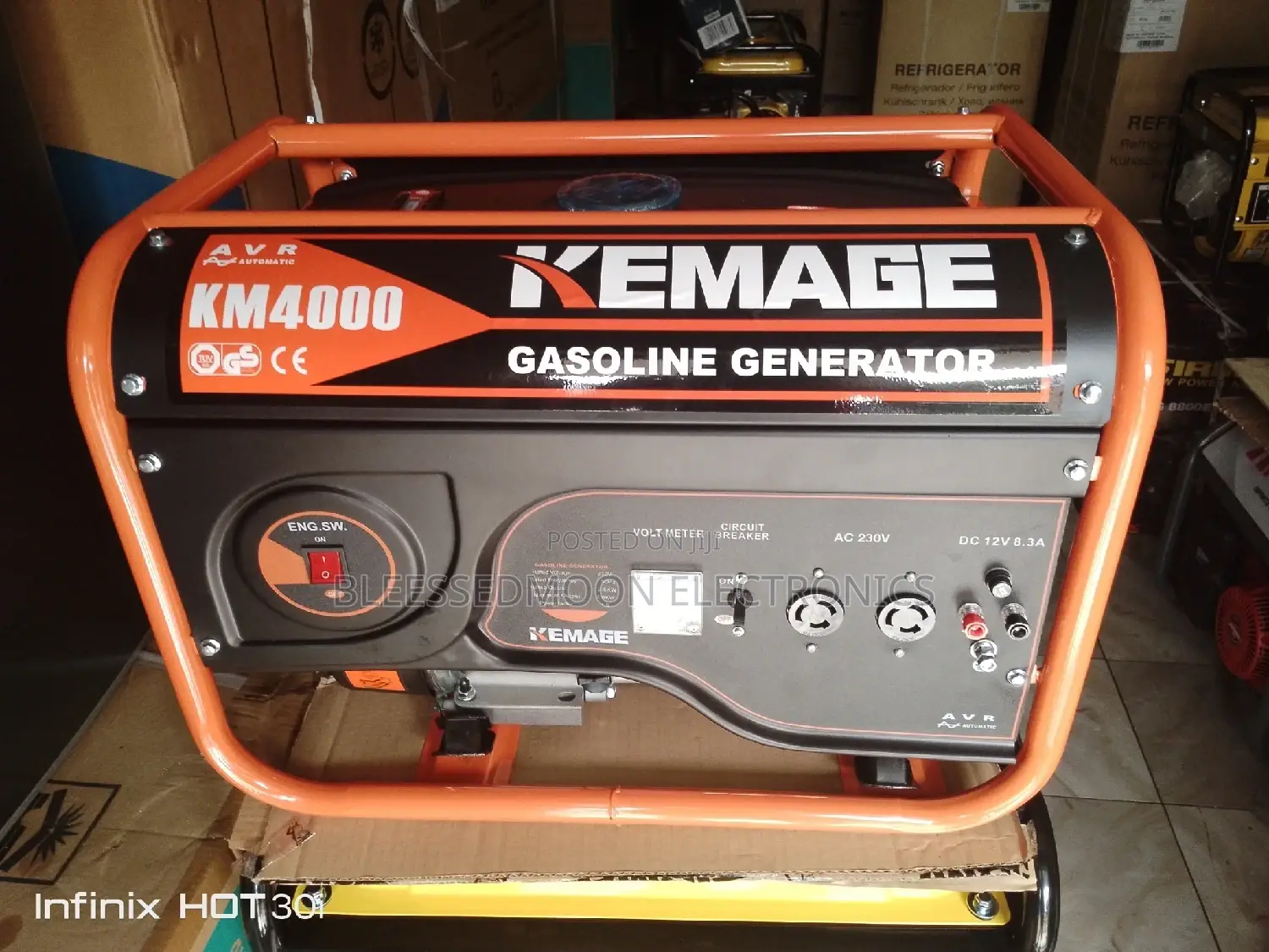 Korean Kemage Generator Full Cooper Coil Wire 2 Yrs W 4.5kva