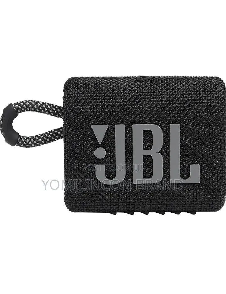 JBL Go 3: Portable Speaker With Bluetooth- Black