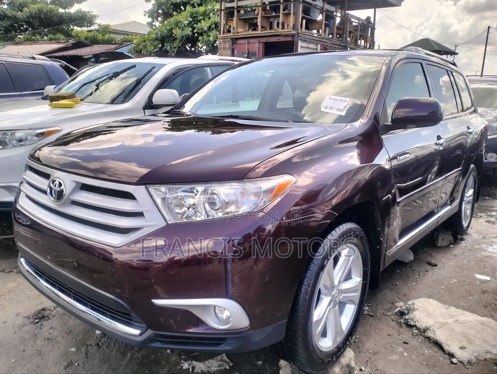 Toyota Highlander Limited 3.5l 4WD 2013 Red