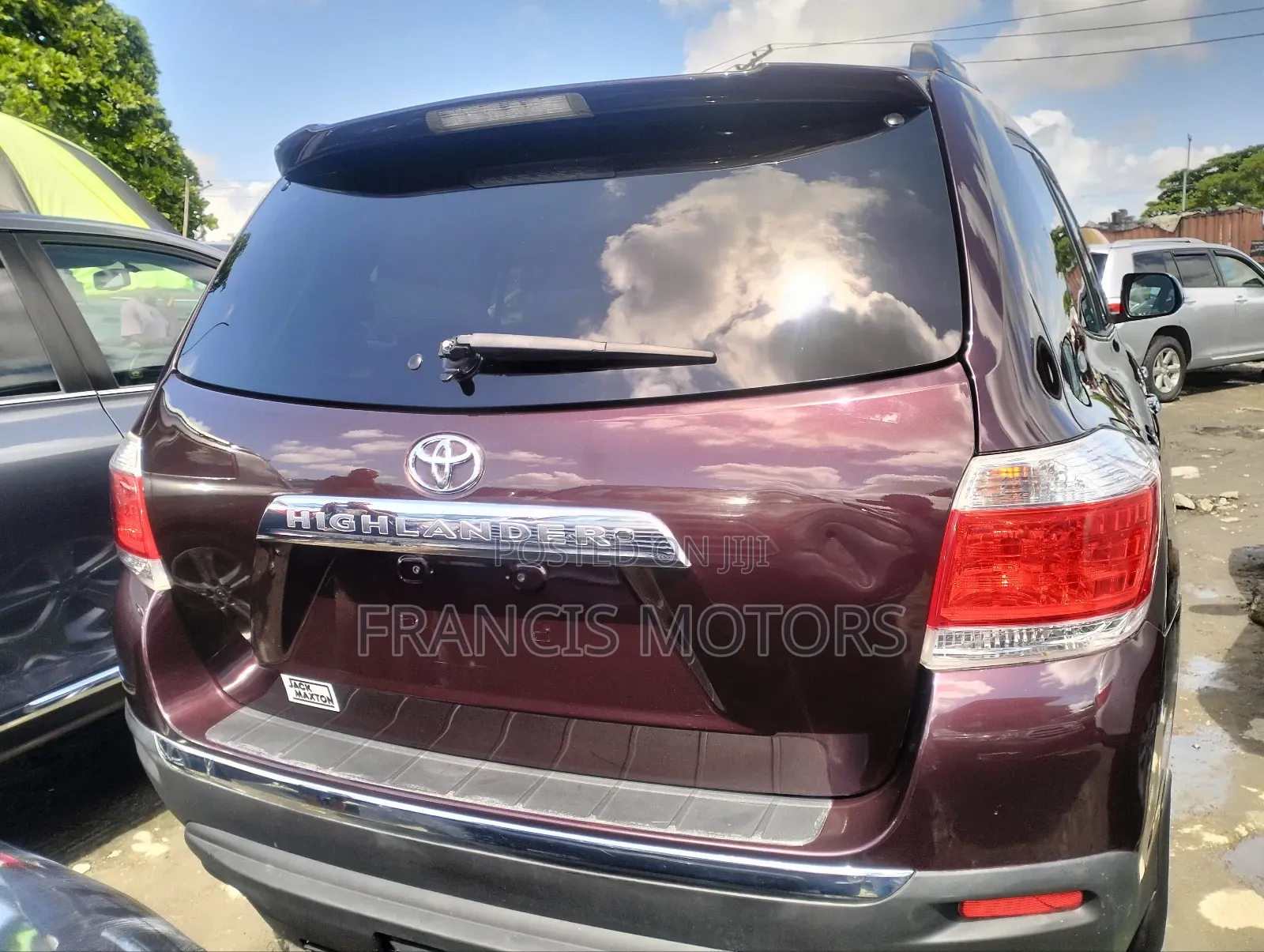Toyota Highlander Limited 3.5l 4WD 2013 Red