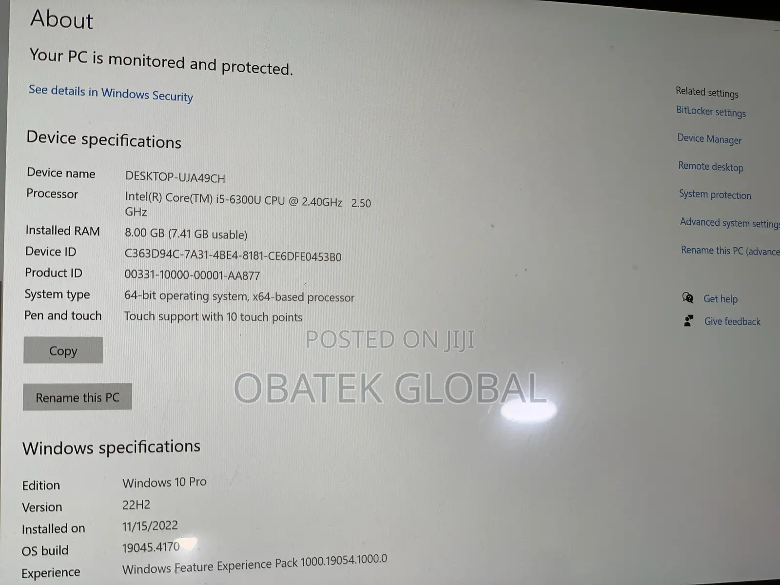 Laptop HP EliteBook Folio 1040 G3 8GB Intel Core I5 SSD 128GB