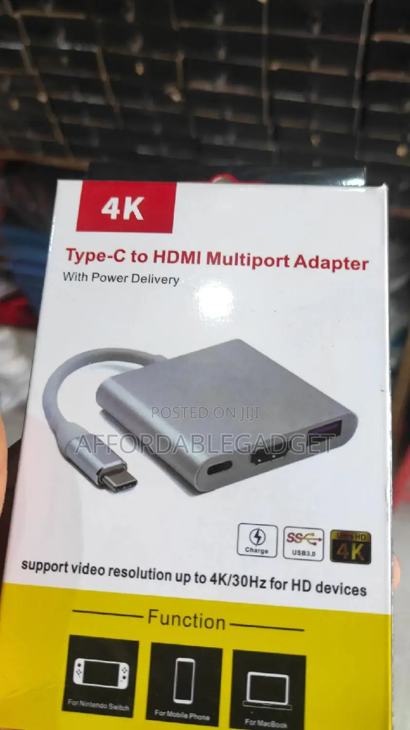 Type C to HDMI 3.0 USB and Type C