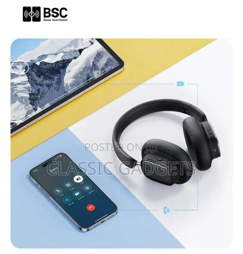 Baseus Bowie H1i Noise-Cancellation Wireless Headphones