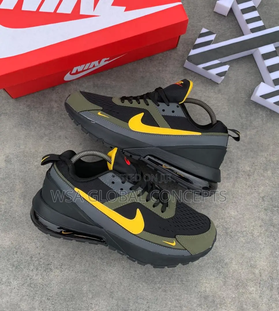 Nike Air Max 270 Pulse Black Gold Sneakers