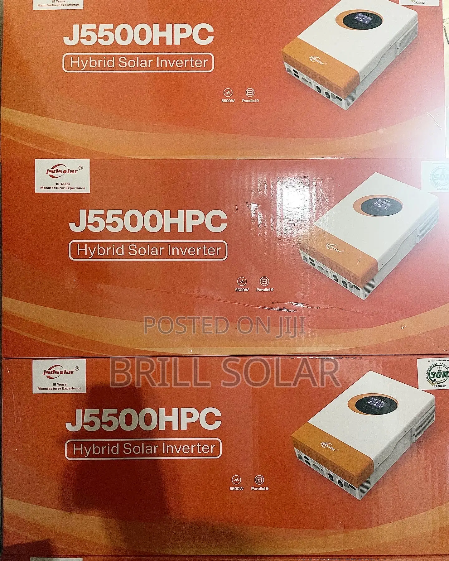 5.5kva, 48v JSD Solar Pure Sine Wave Hybrid Inverter