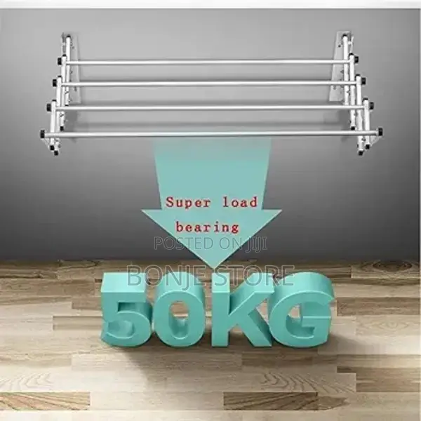 Collapsible | Adjustable Wall Mounted Cloth Hanger -70cm