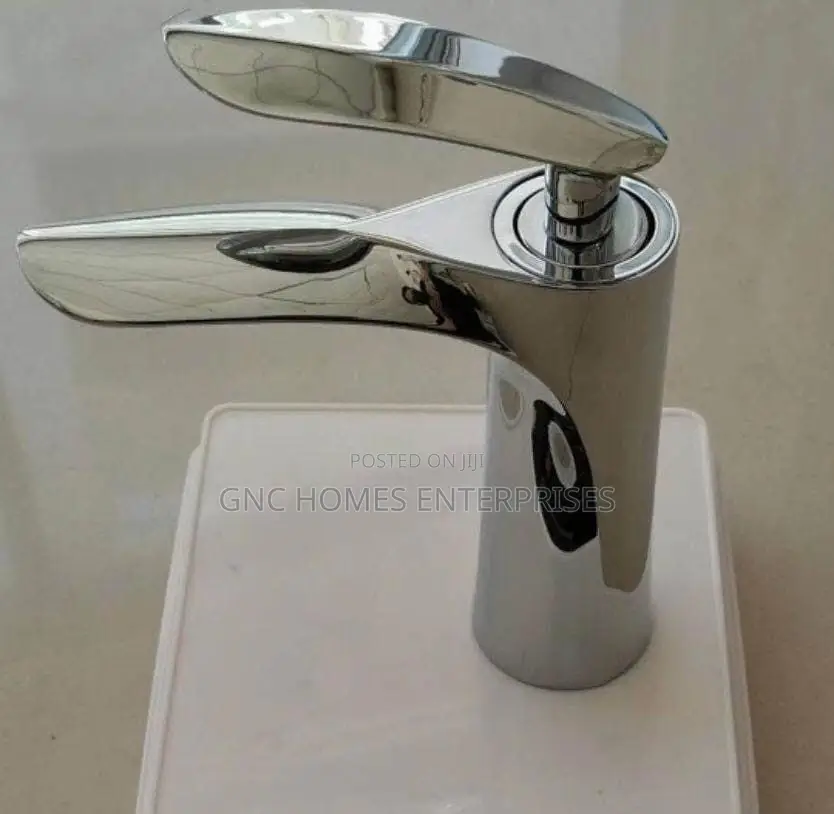Silver Basin Mixer Tap (For Carbinet Also)