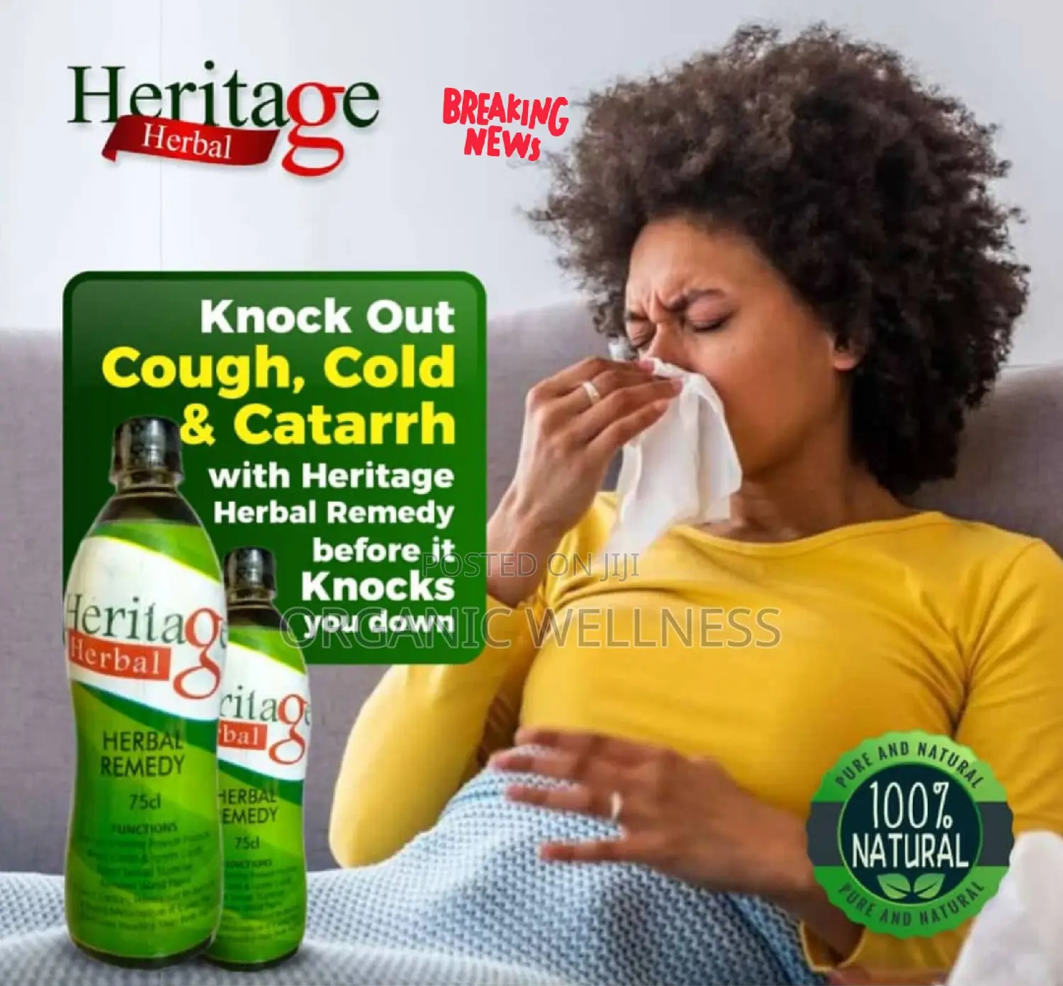 Heritage Herbal Knockout Cold, Cough Take Care of System