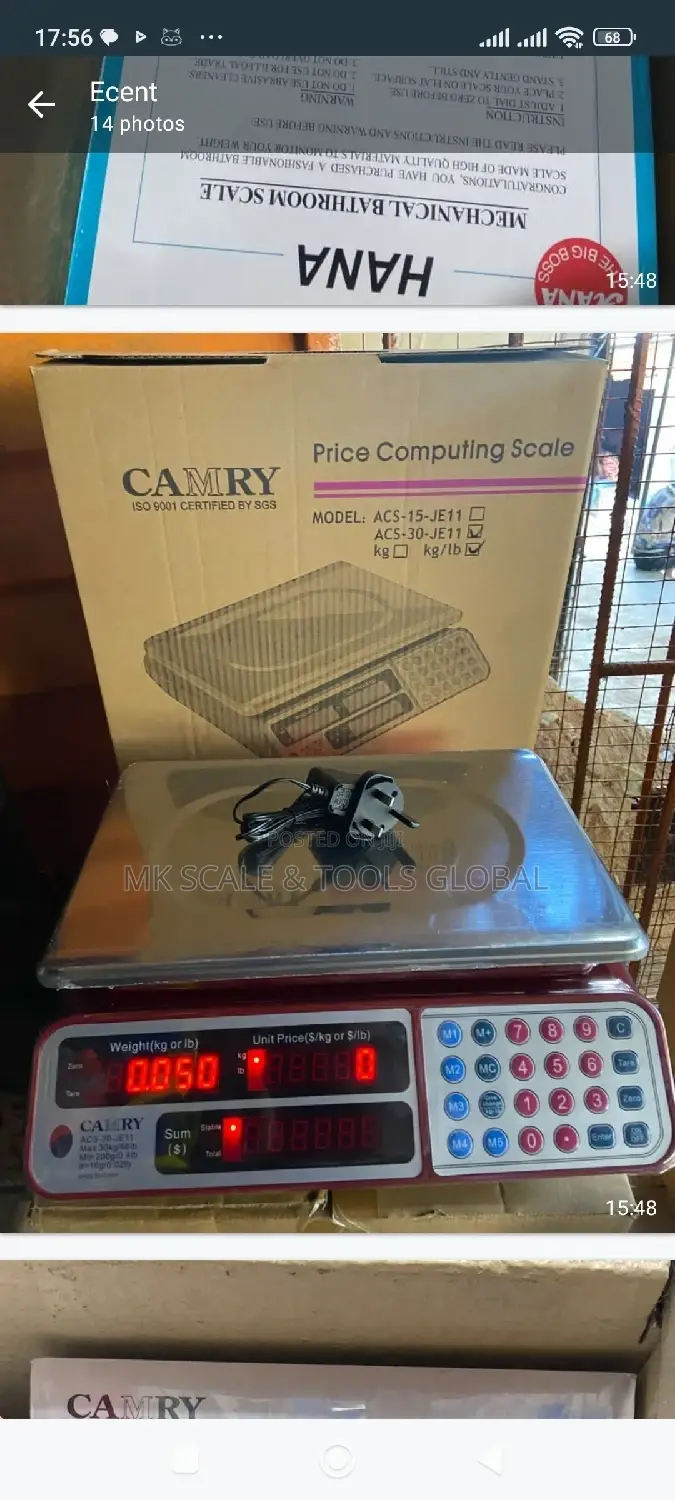 Table Scale Camry 50kg.