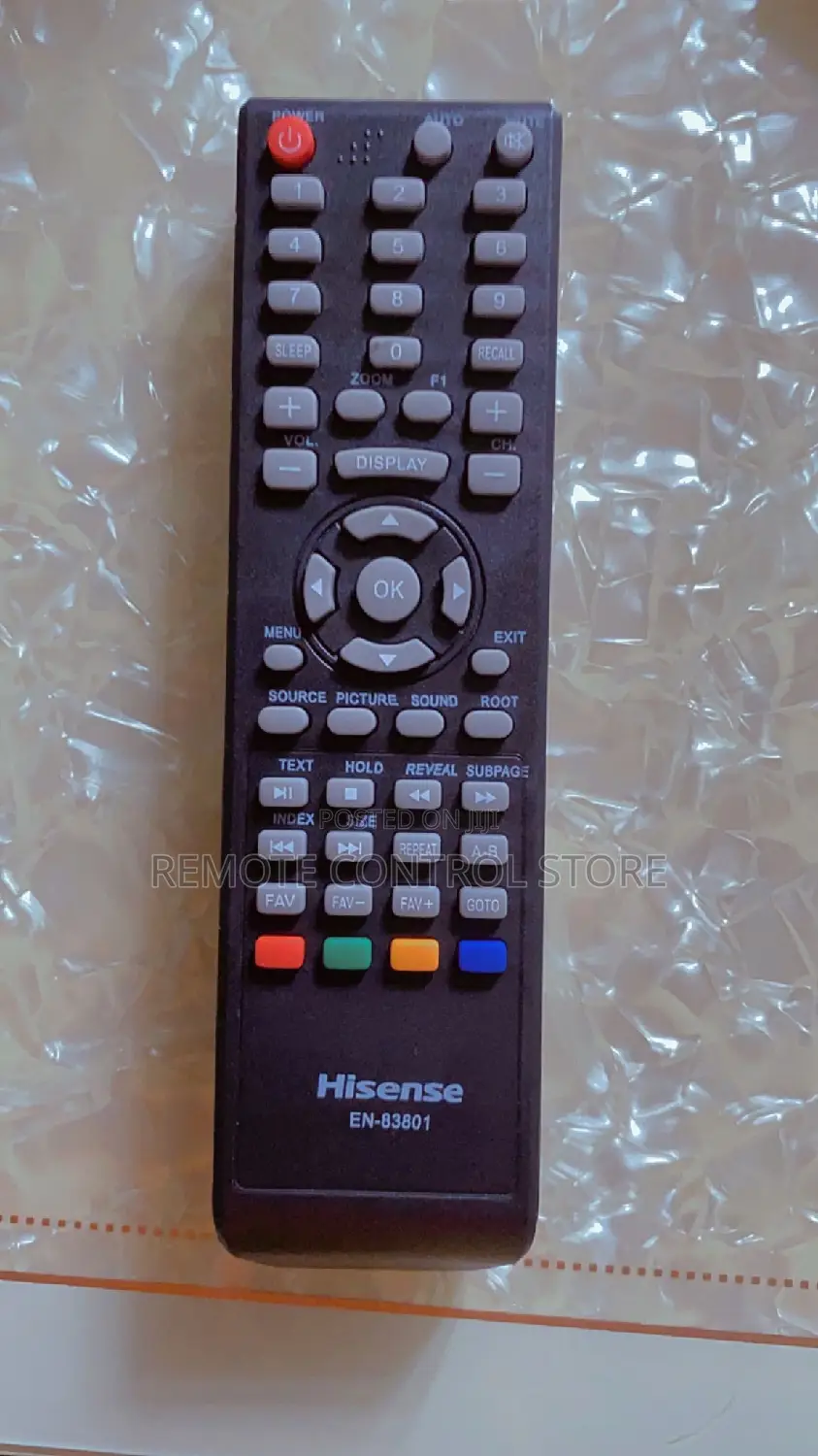 En-83801 Remote Control Fit for Hisense Smart TV