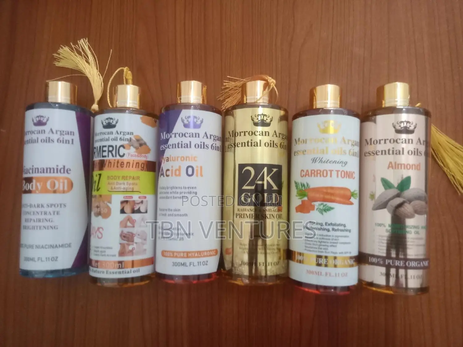 Moroccan Argan Essential Oil 6in1 Varieties