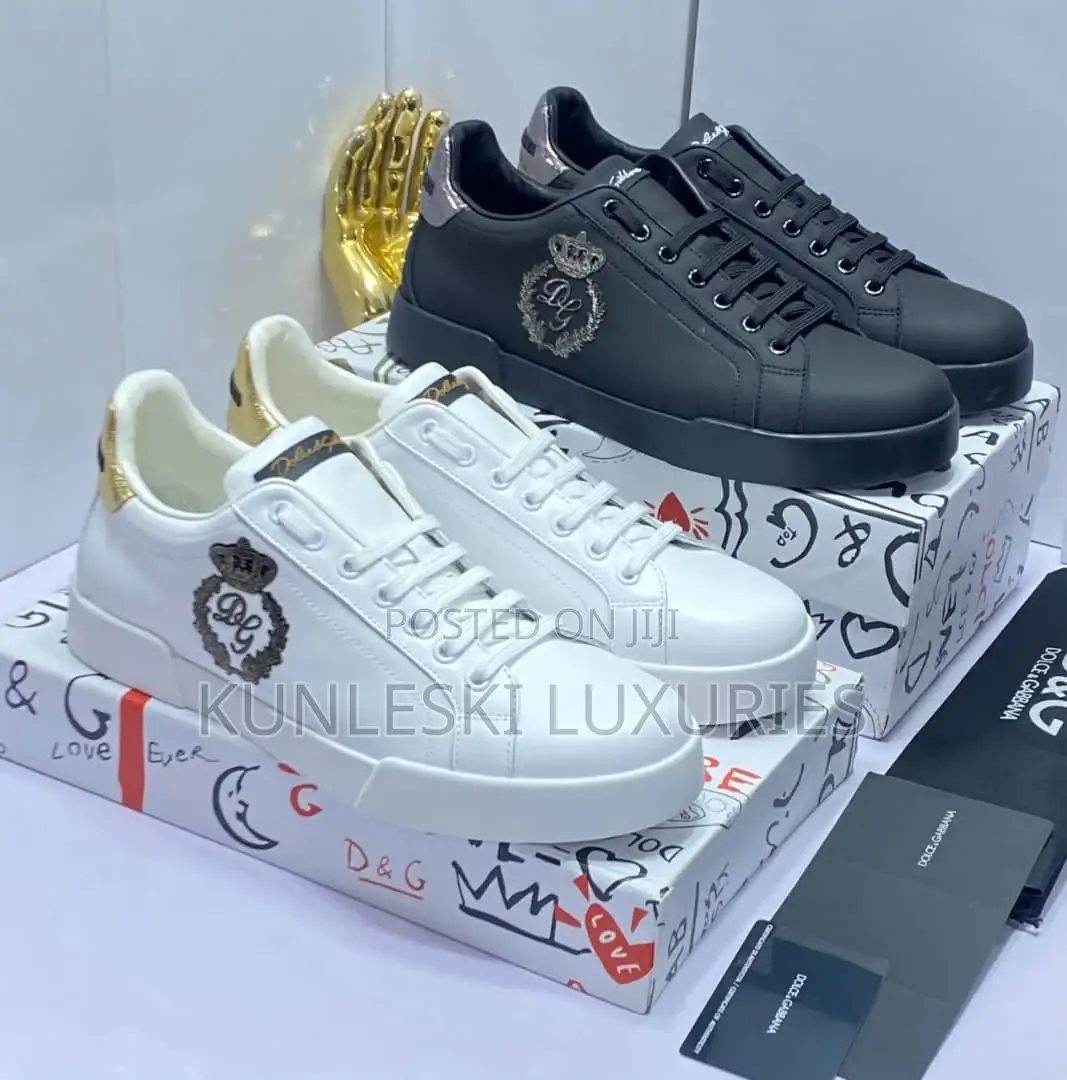 Original Dolce Gabbana Leather Sneakers