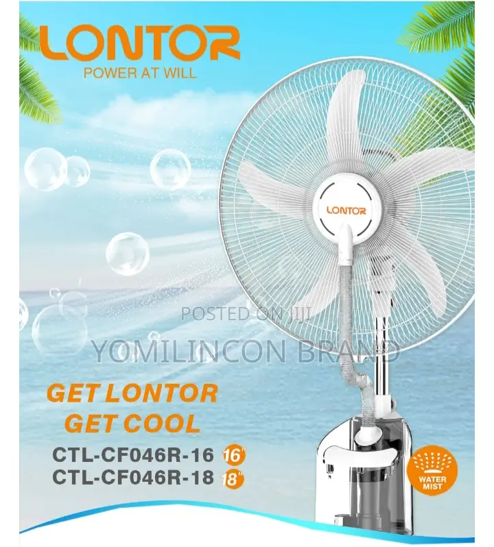 Lontor Rechargeable Water Mist Fan CTL-Cf046r