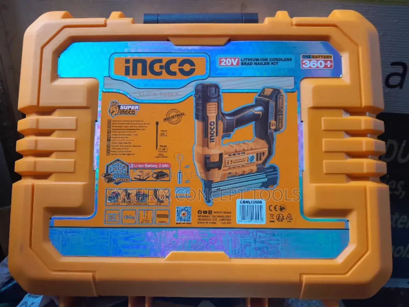 Cordless Concrete Brad Nailer