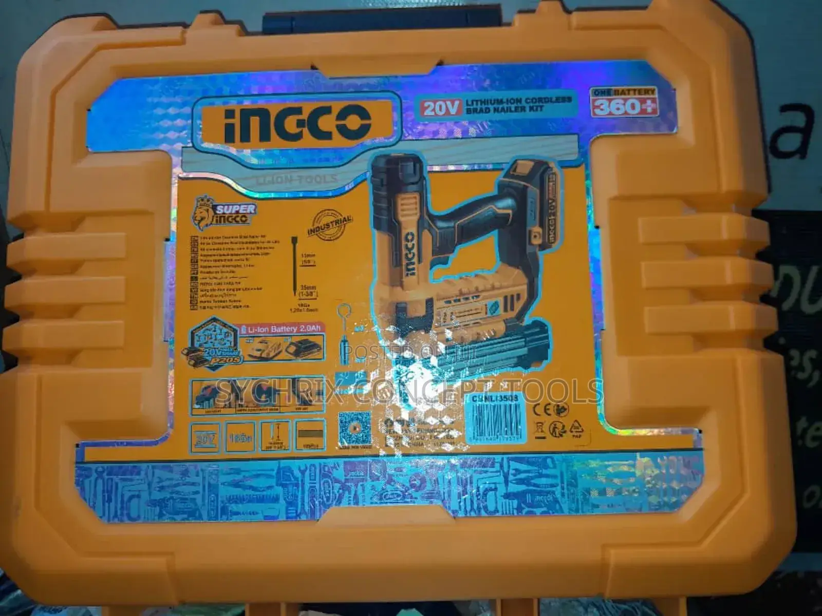 Cordless Concrete Brad Nailer