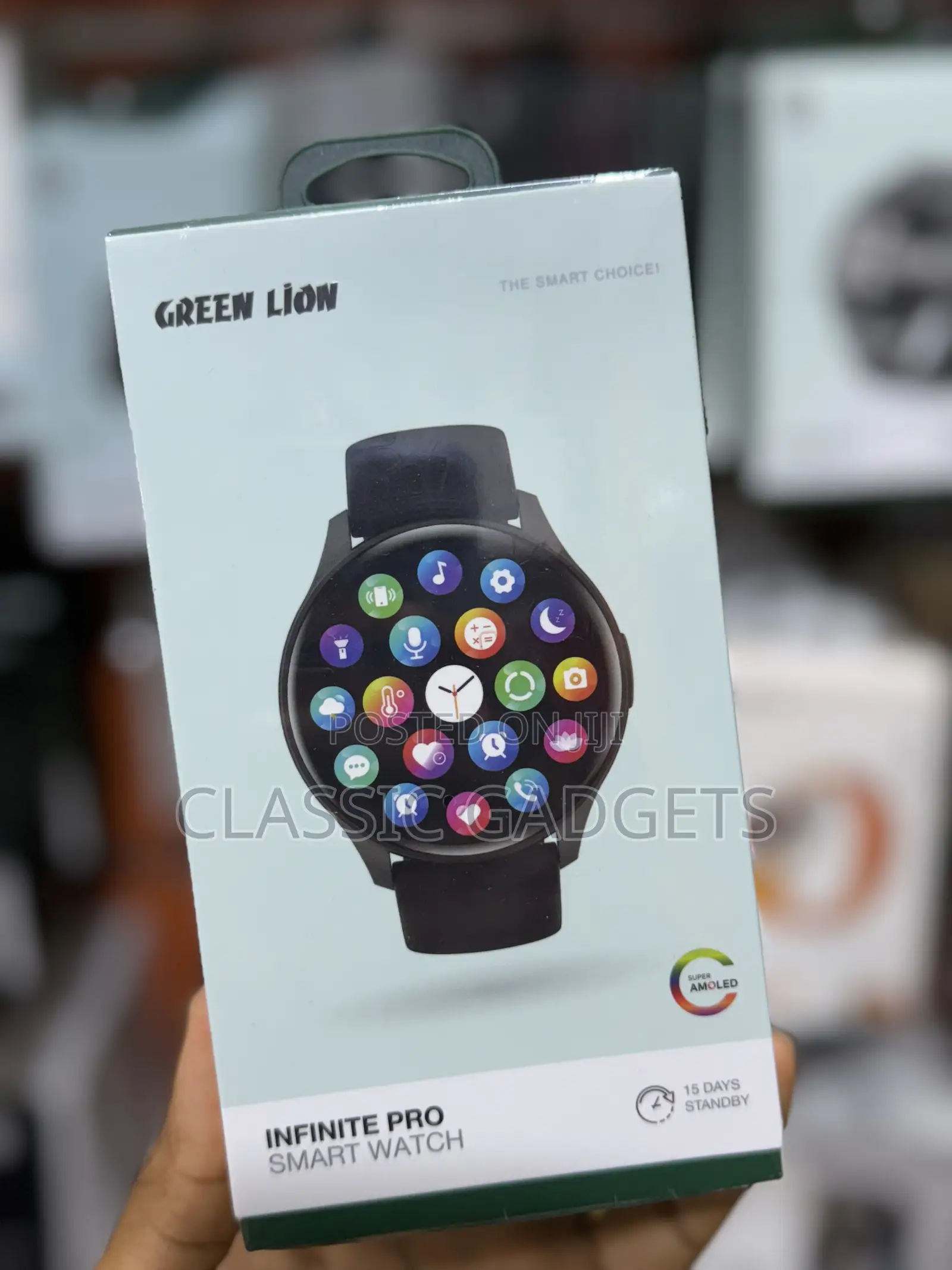 Green Lion Infinite Pro Smart Watch - 1.43" AMOLED Display