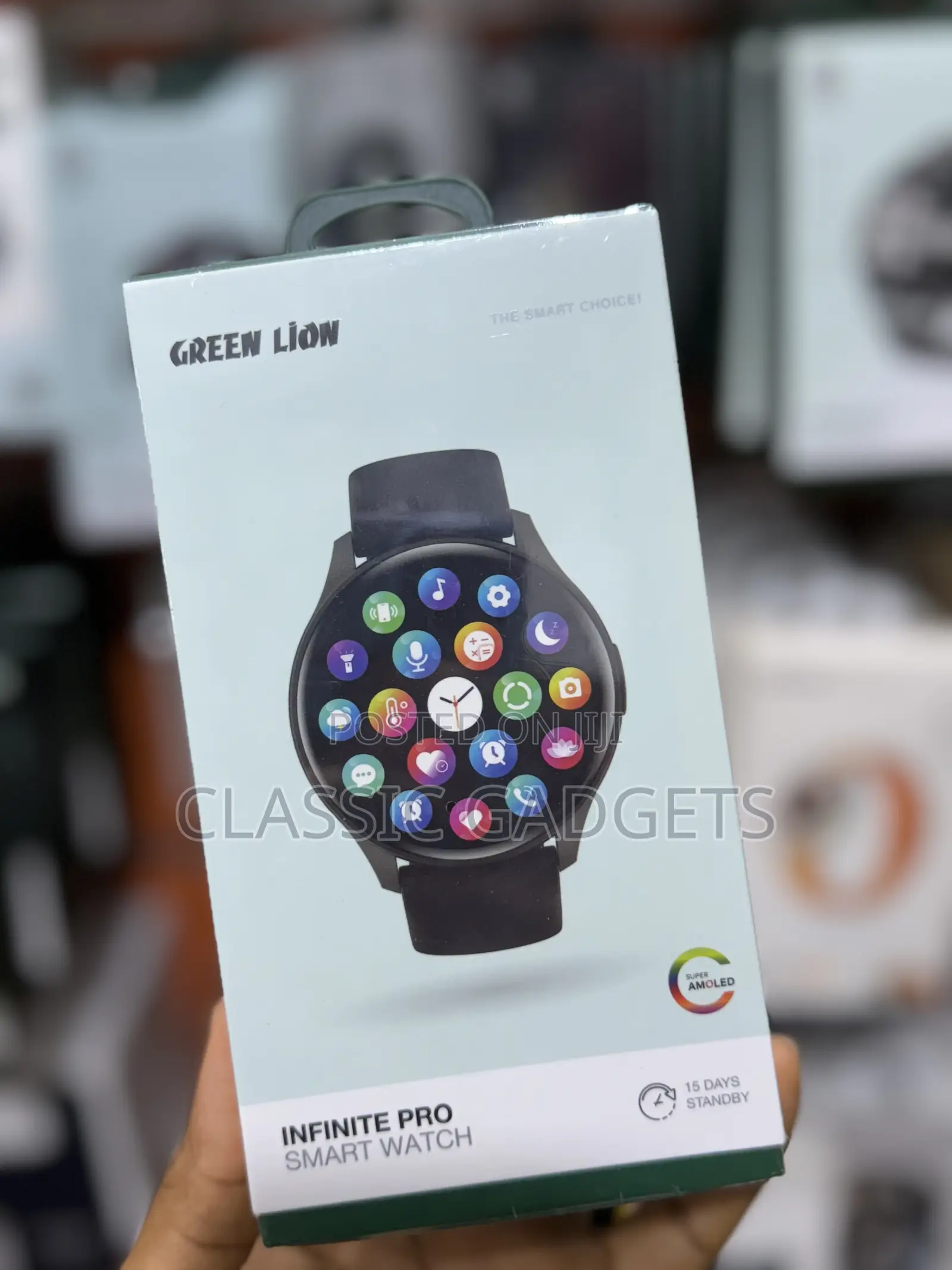 Green Lion Infinite Pro Smart Watch - 1.43" AMOLED Display