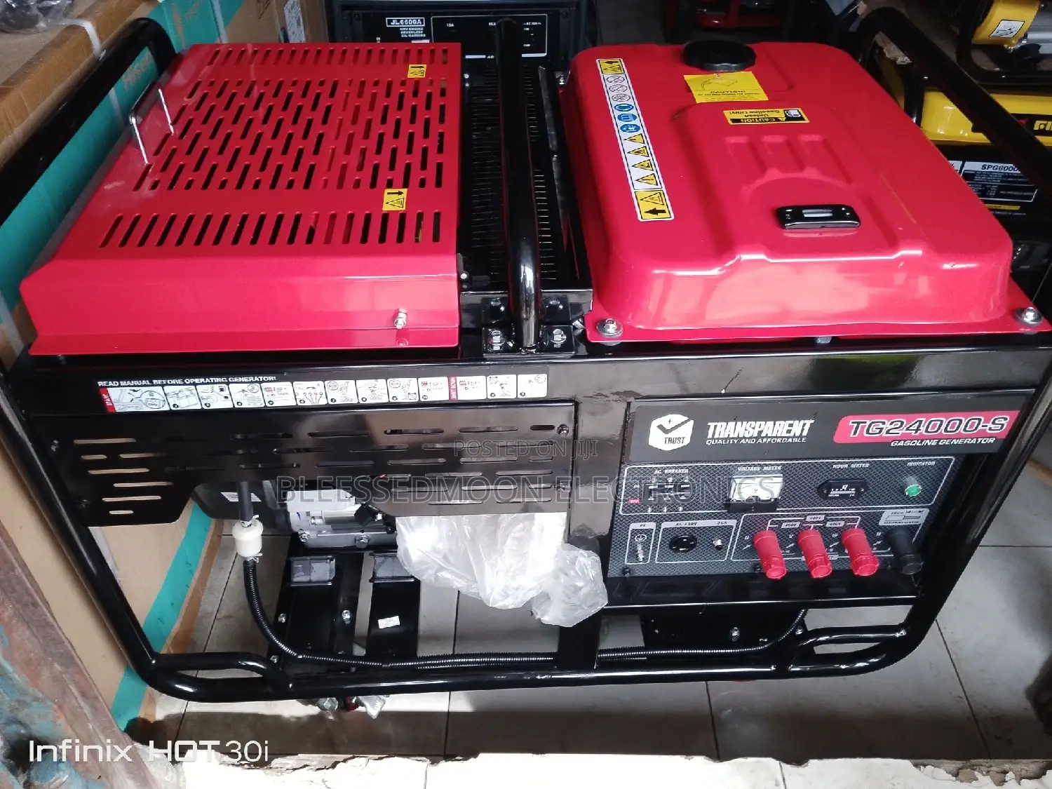 Transparent Japanese Generator 18.5kva 3 Years Garranty