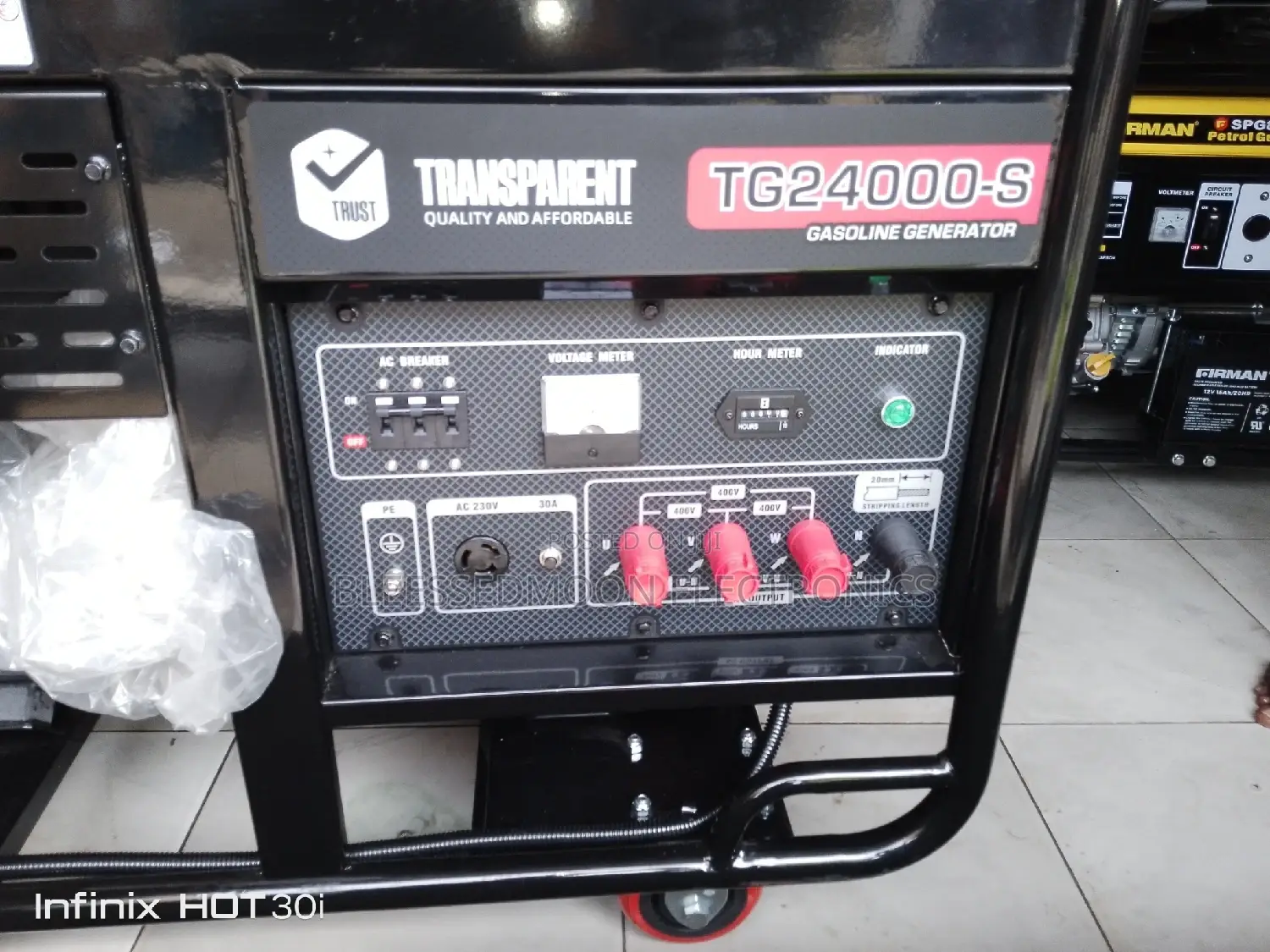 Transparent Japanese Generator 18.5kva 3 Years Garranty