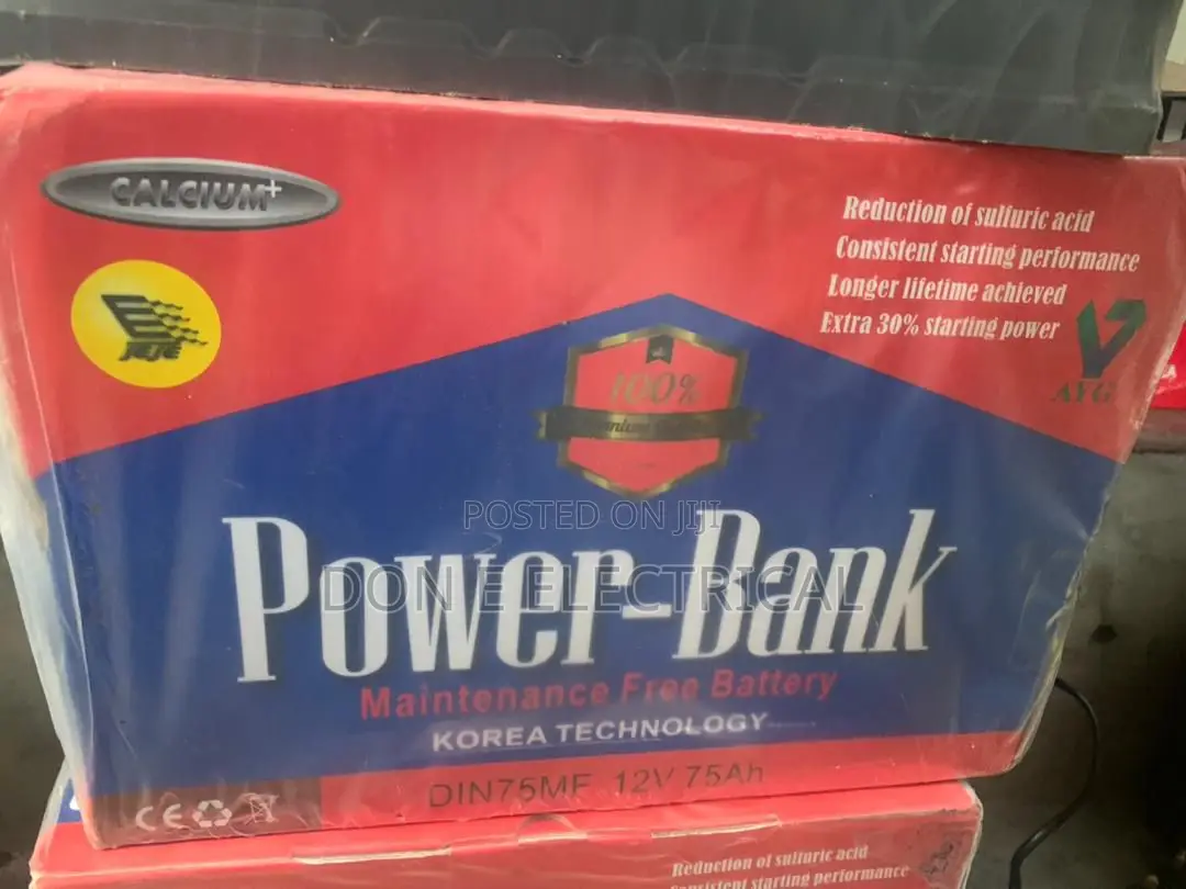 Power Bank Korea Battery 12v75ah Original